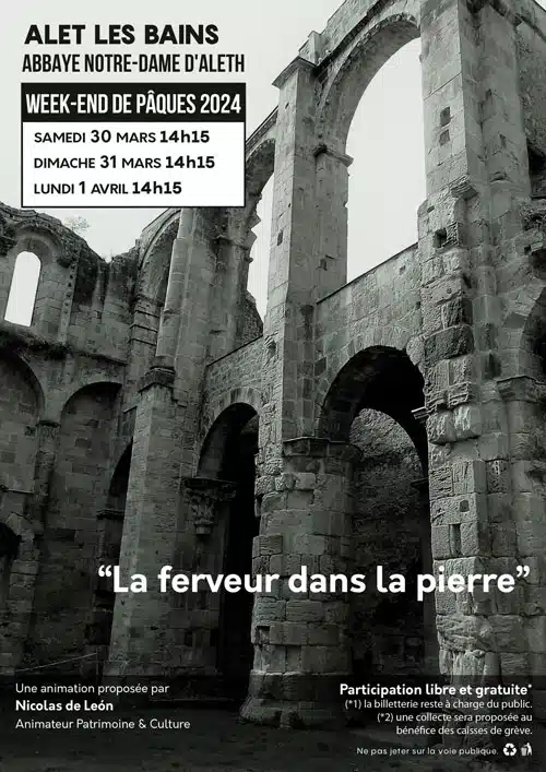 News : visite de l'abbaye d'Alet
