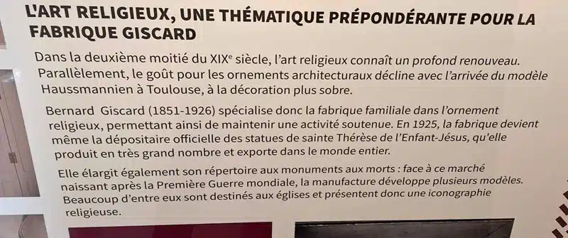 L'art religieux, la marque de fabrique de la manufacture Giscard