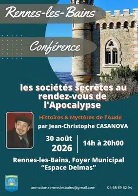 Jean-Christophe Casanova en conférence : "Les sociétés secrètes au rendez-vous de l'Apocalypse"